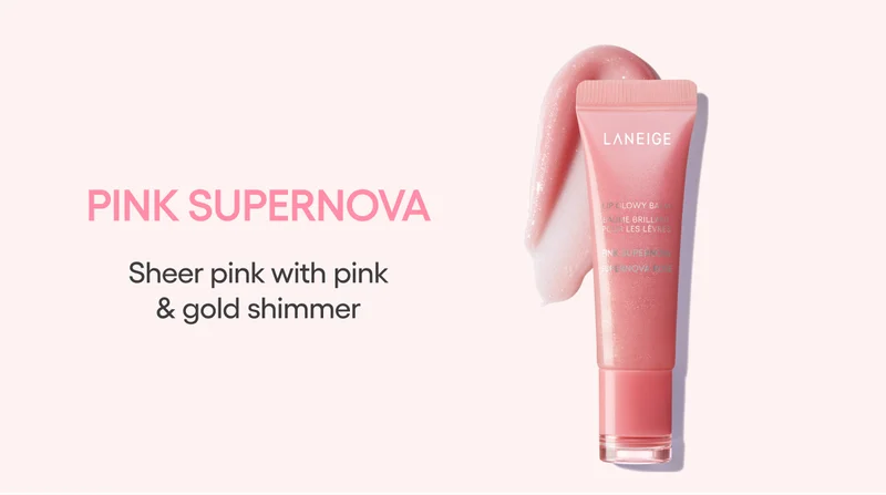 LIP GLOWY BALM STARDUST PINK SUPERNOVA
