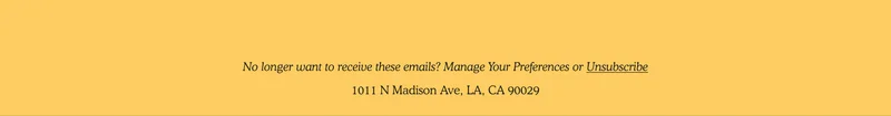 Manage Preferences