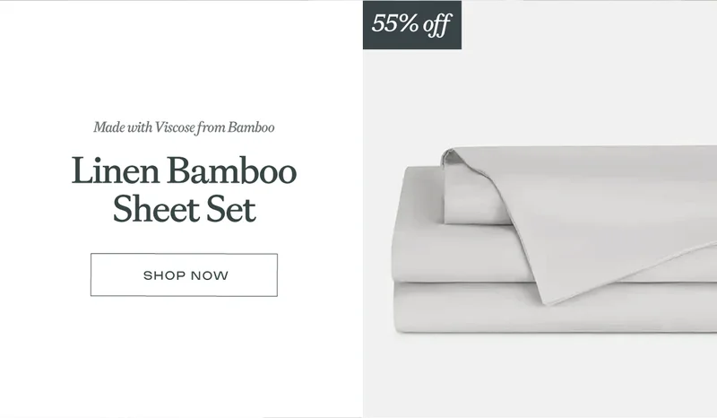 Shop The Linen Bamboo Sheet Set up to 55% off