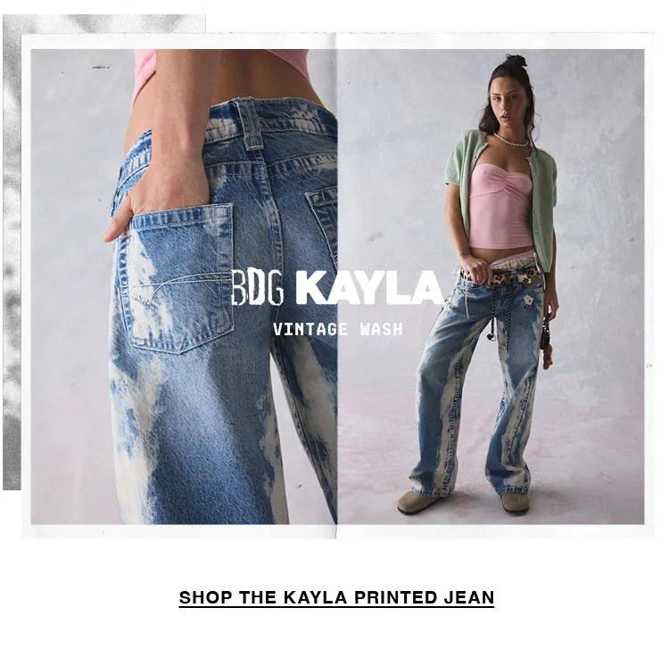 SHOP THE KAYLA PRINTED JEAN
