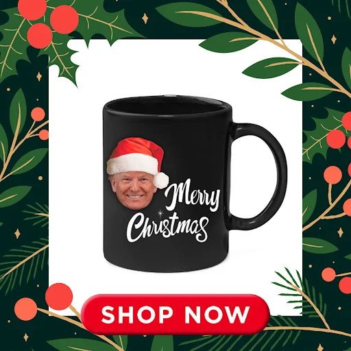 BLACK MAGA CHRISTMAS MUG