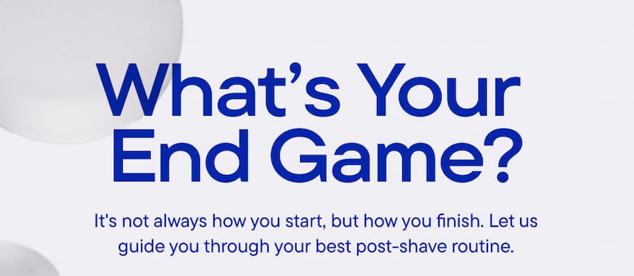 Whats your end game