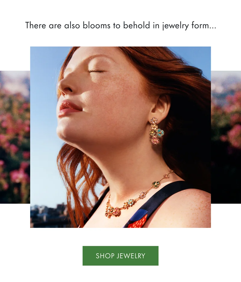 There are blooms to behold in jewelry form...