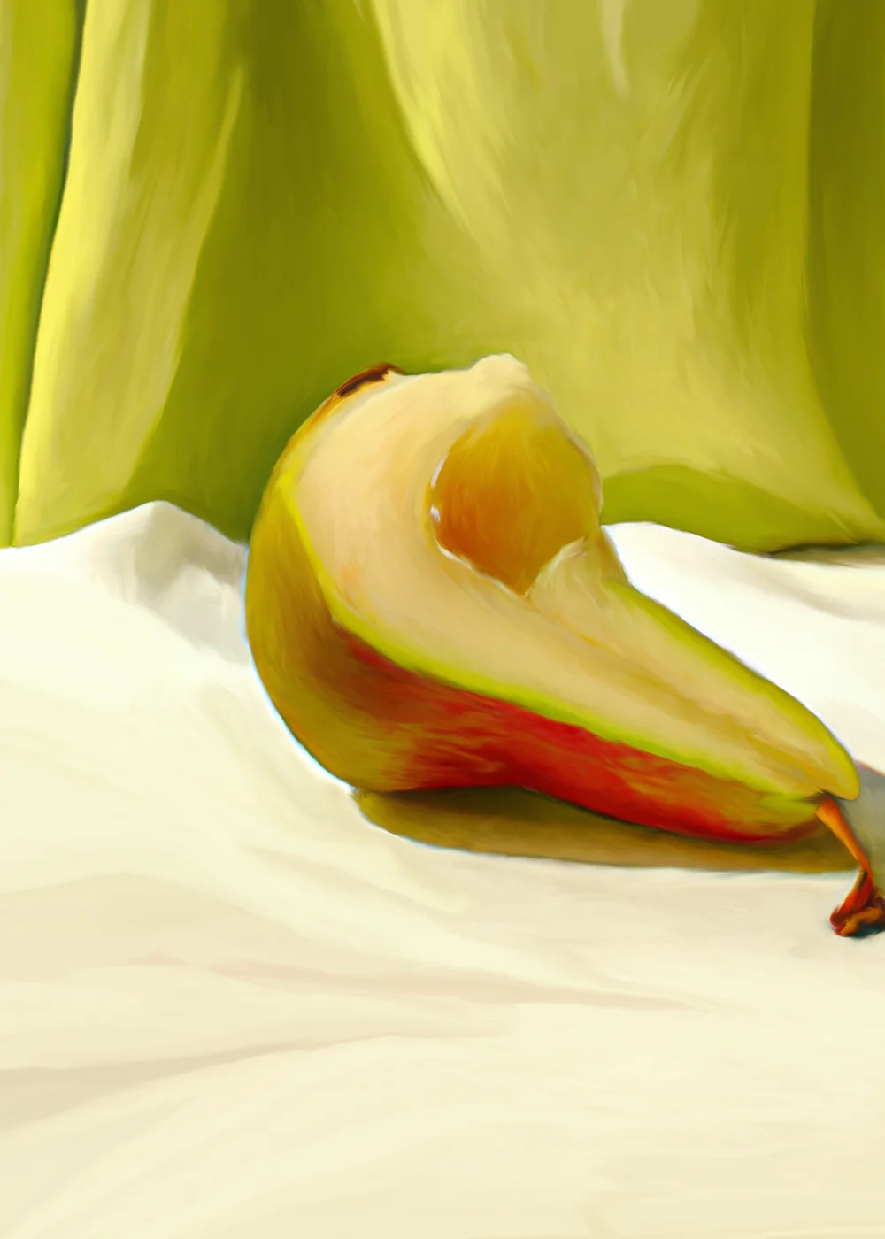 Pear Art print