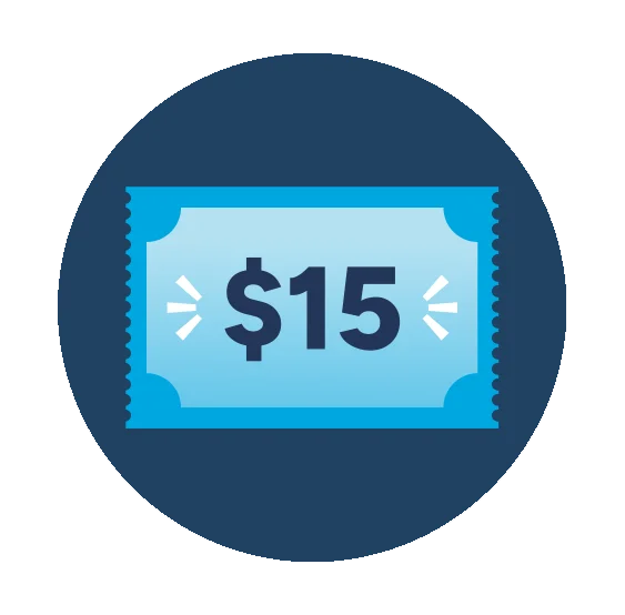 $15 Reward icon