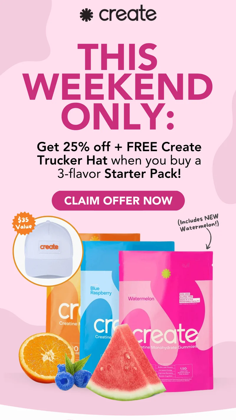 Starter Pack (All 3 Flavors) + Free Trucker Hat!