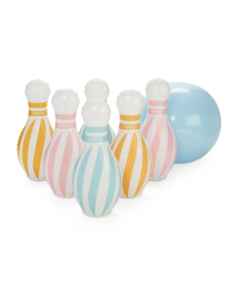 Image of Pastel & Rainbow Backyard Bowling Set