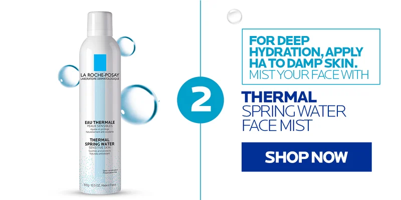 FOR DEEP HYDRATION, APPLY HA TO DAMP SKIN