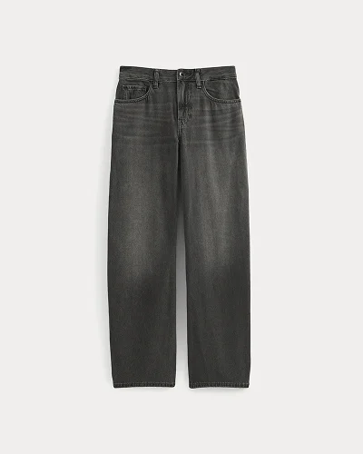 Image | Loose Curve Jean | Carbon Midnight