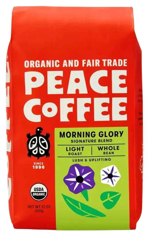 Image of Peace Coffee Whole Bean Morning Glory Light Roast