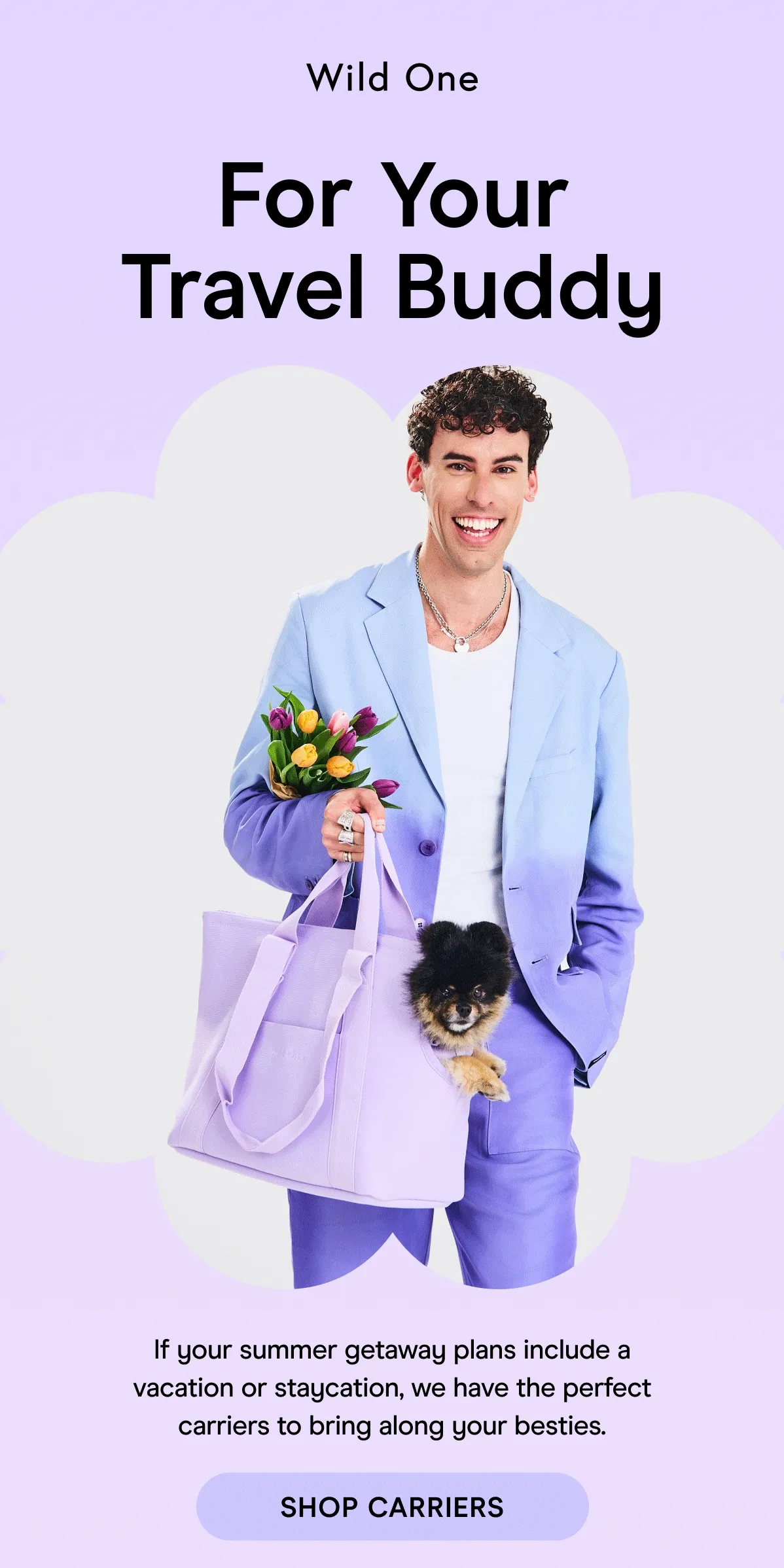If your summer getaway plans include a vacation or staycation, we have the perfect carriers to bring along your besties.