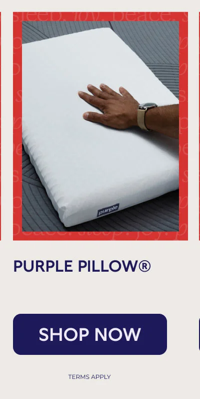 PURPLE PILLOW®. SHOP NOW