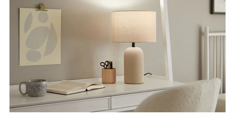 Palisade Putty Table Lamp