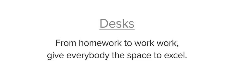 From homework to work work, give everybody the space to excel.