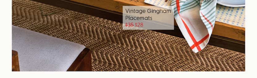 Vintage Gingham Placemat