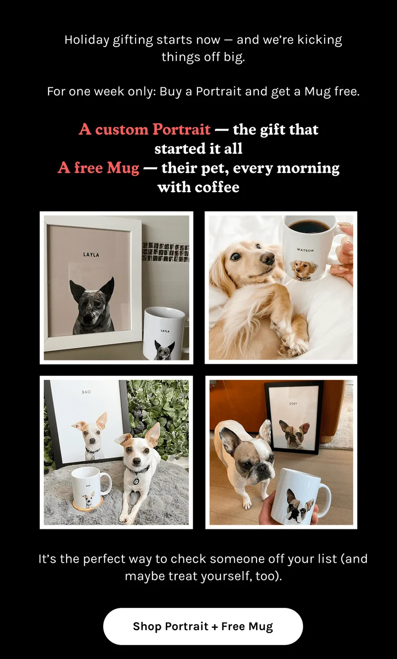 Portrait + Free Mug