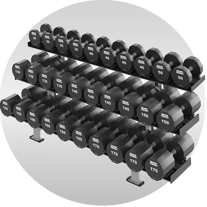 30% Off | Hammer Strength 12-Sided Urethane Dumbbells