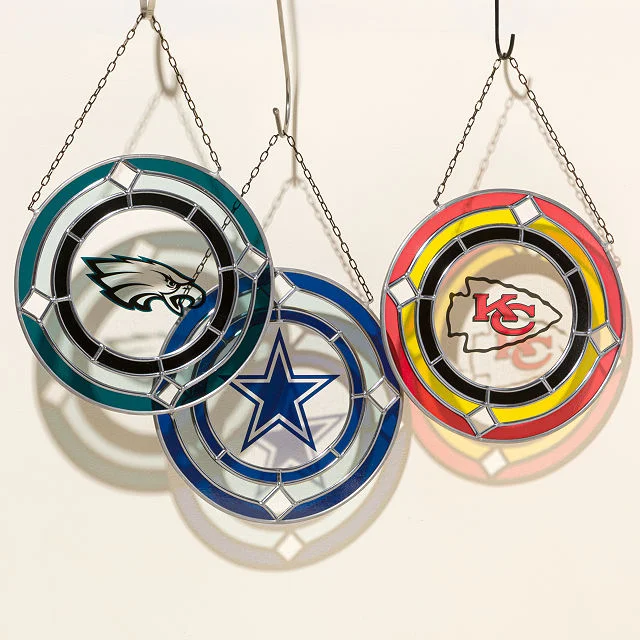 NFL Glass Suncatcher