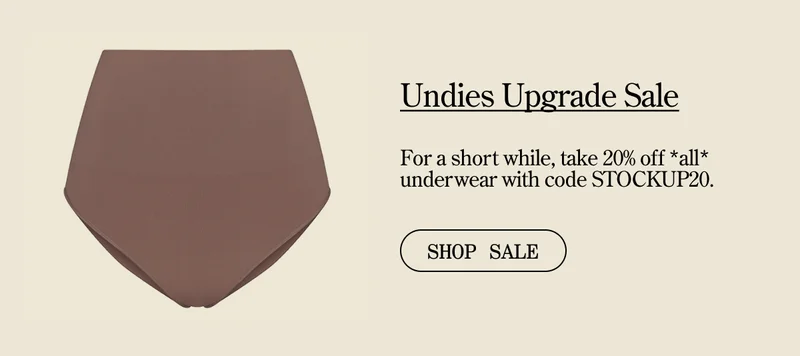 UNDIE UPGRADE SALE