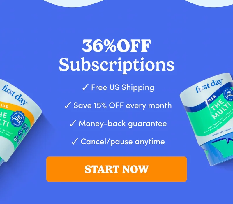 36% OFF subscriptions.