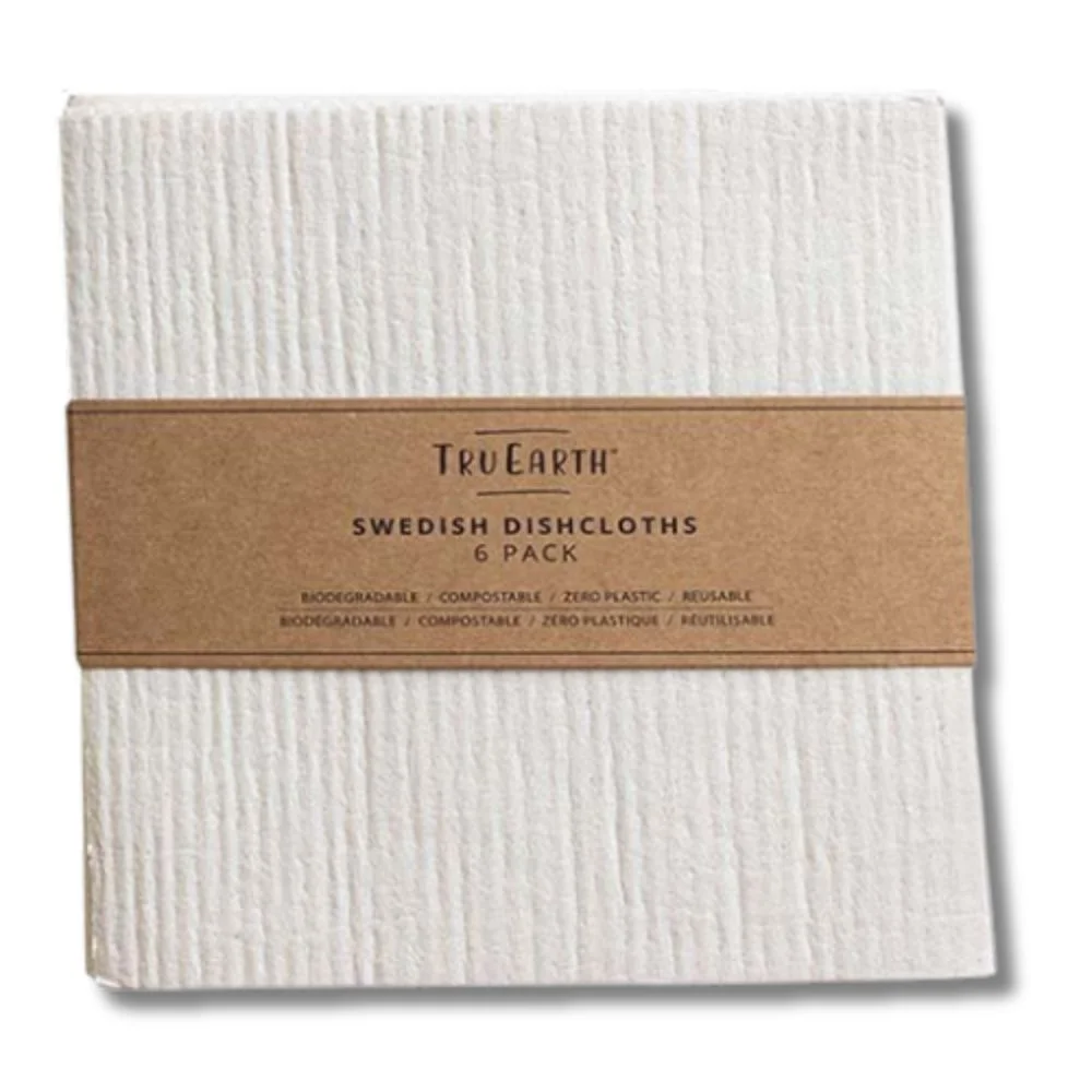 Image of Tru Earth Swedish Dishcloths - Natural 6 Pack