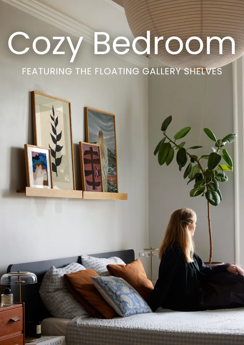 Floating Gallery Shelves