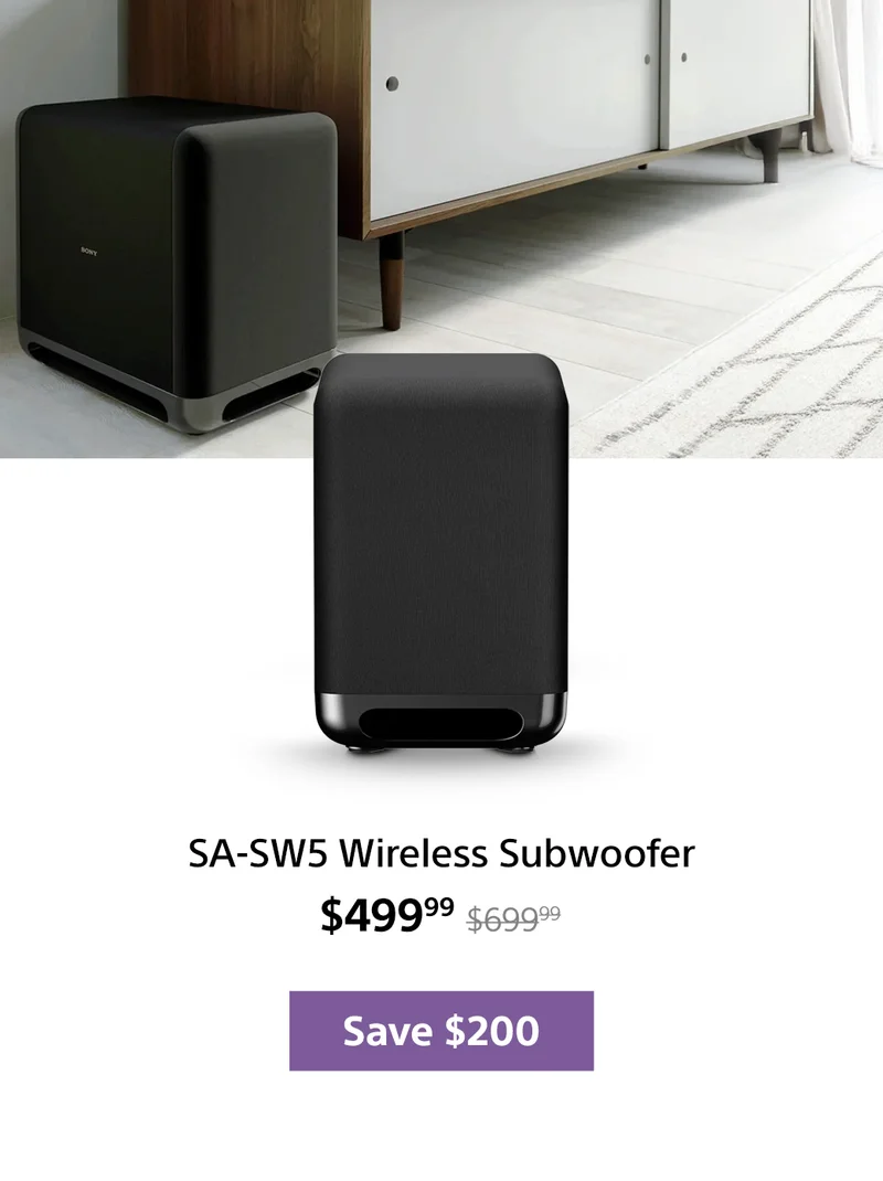 SA-SW5 Subwoofer | Save $200