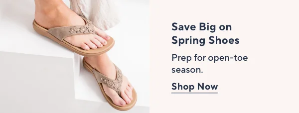 Save Big on Spring Shoes