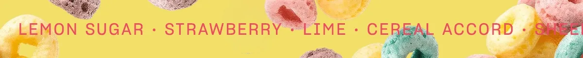 Lemon Sugar • Strawberry • Lime • Cereal Accord • Sheer Florals • Sandalwood