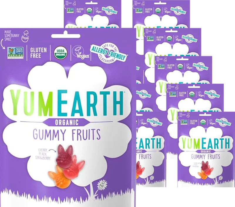 Image of YumEarth Easter Gummy Fruit Chews (10 Packs)