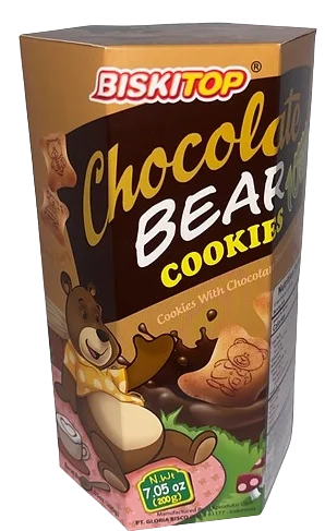 Image of Biskitop Chocolate Hazelnut Bear Cookie