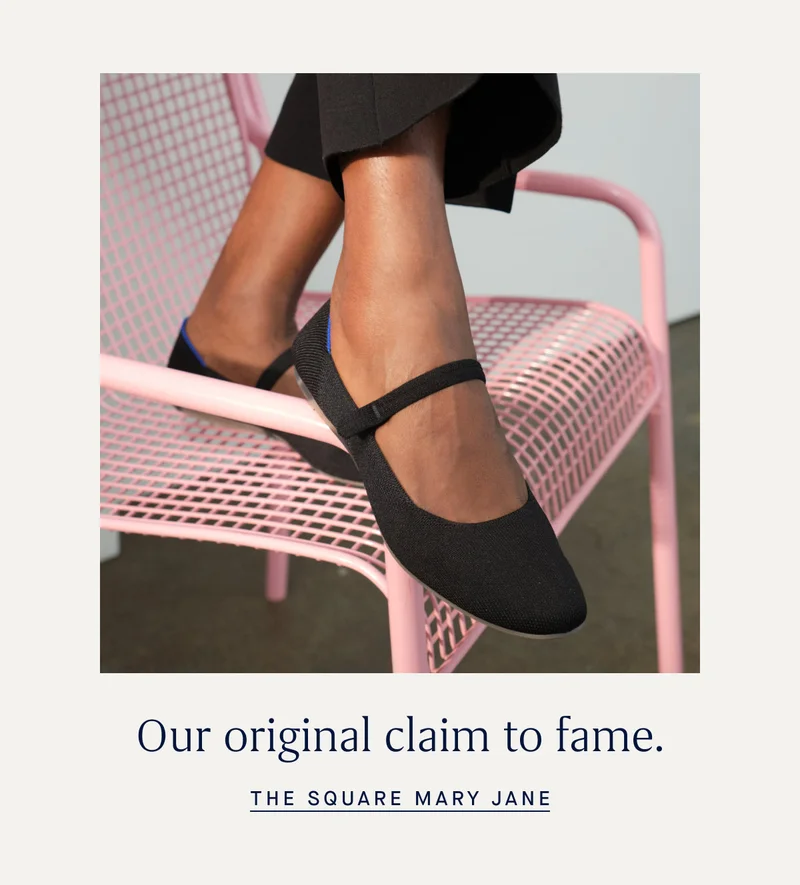 Our original claim to fame. THE SQUARE MARY JANE