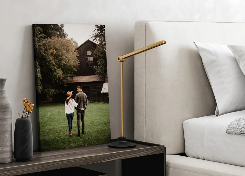 Canvas print of couple.