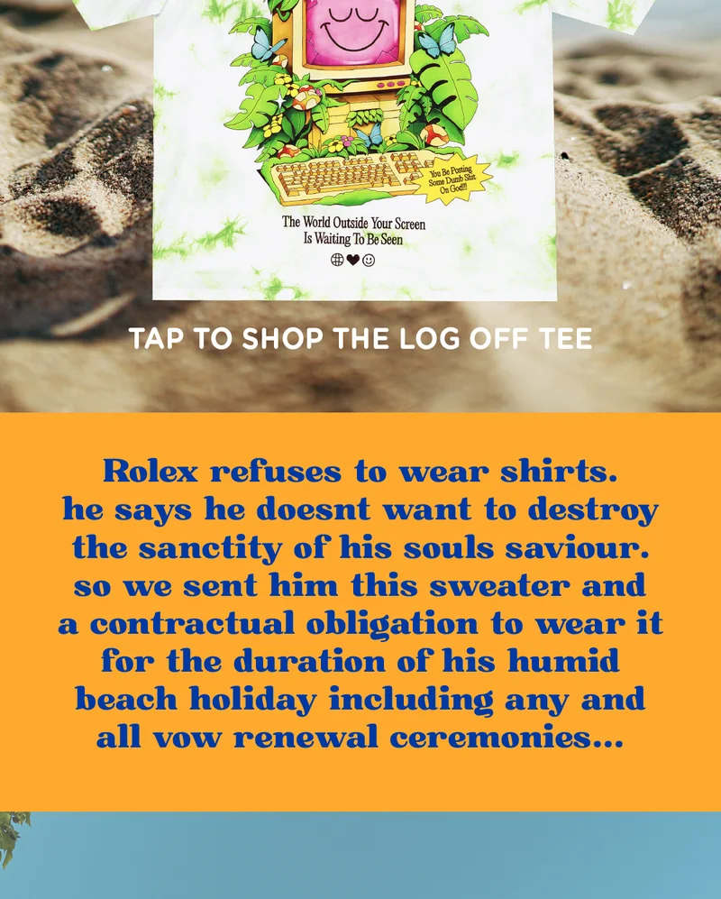 Shop The Log Off Tee