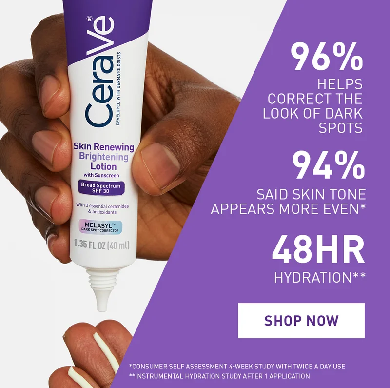 HELPS CORRECT THE _OOK OF DARK SPOTS