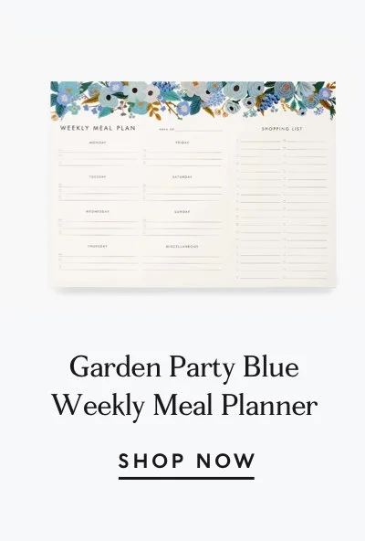 Shop Garden Party Meal Planner