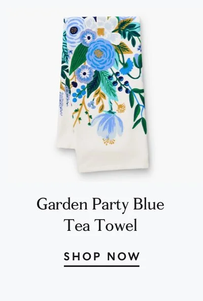 Shop Garden Party Tea Towel