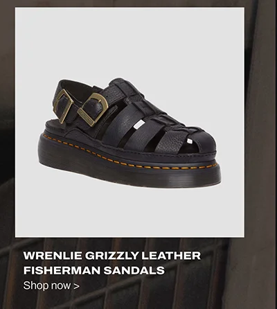 Wrenlie Grizzly Leather Fisherman Sandals