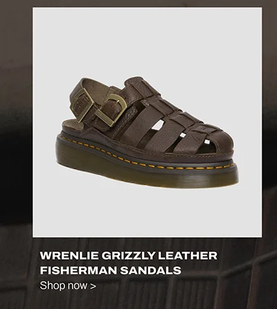 Wrenlie Grizzly Leather Fisherman Sandals