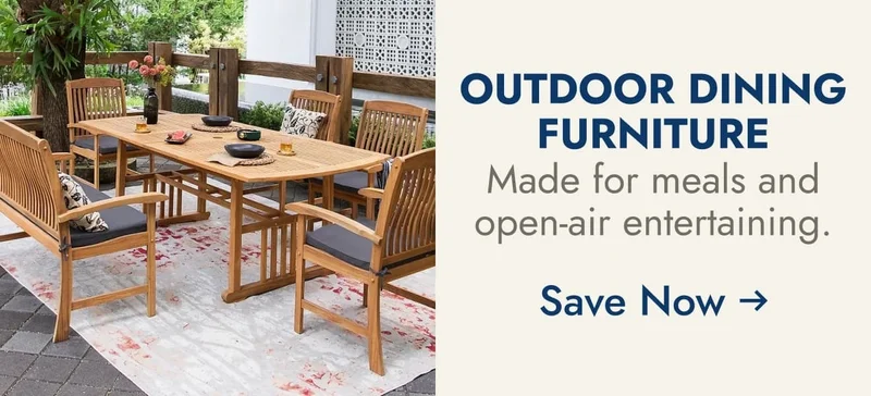 Save on Outdoor Dining Furniture