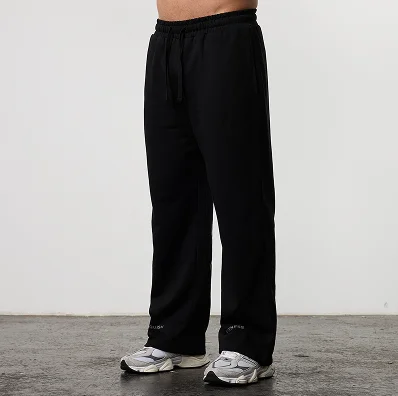 BLACK FORGE BLACK STRAIGHT LEG SWEATPANTS