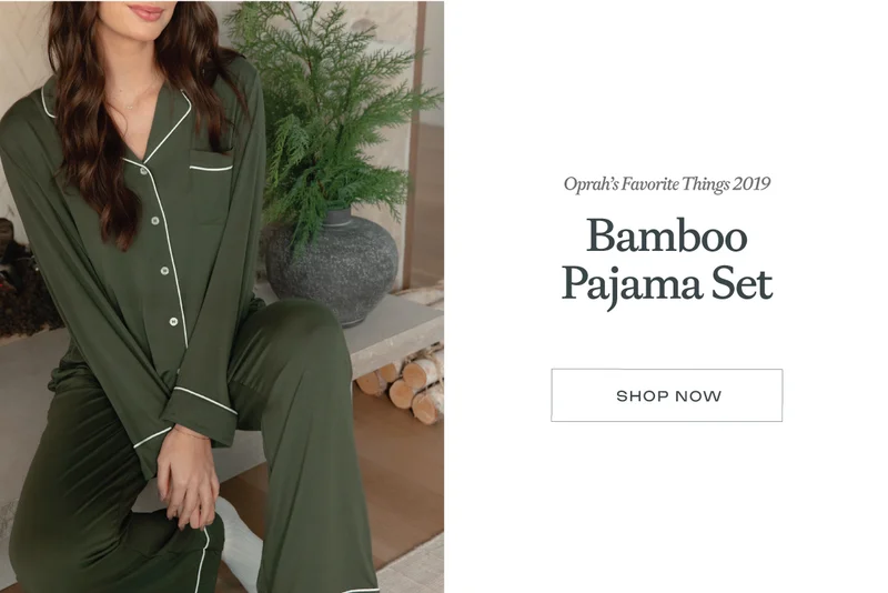 Bamboo Pajama Set - Shop Now Bamboo Pajama Set - Shop Now