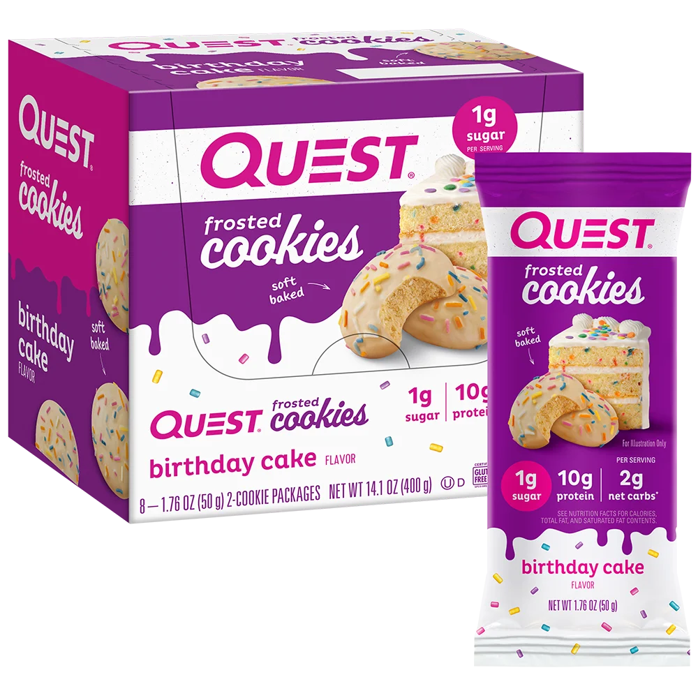 Image of Birthday Cake Frosted Cookies Twin Pack