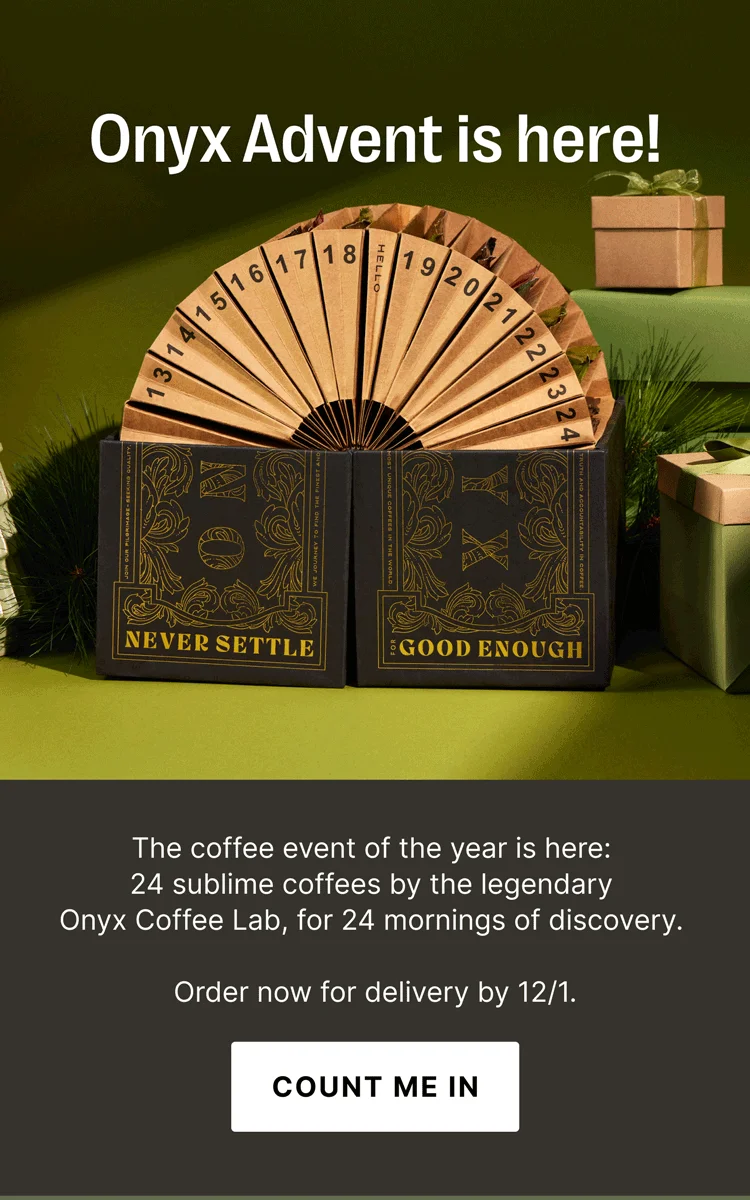 Onyx Advent is here! - Count Me in