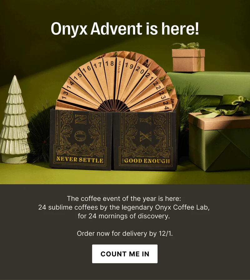 Onyx Advent is here! - Count Me in