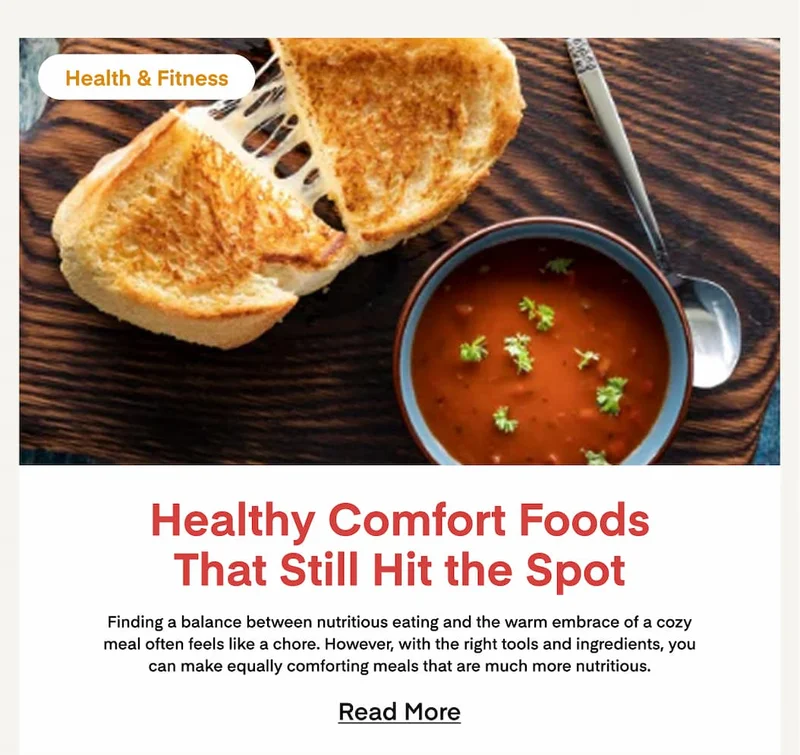 Healthy Comfort Food that Hits the Spot