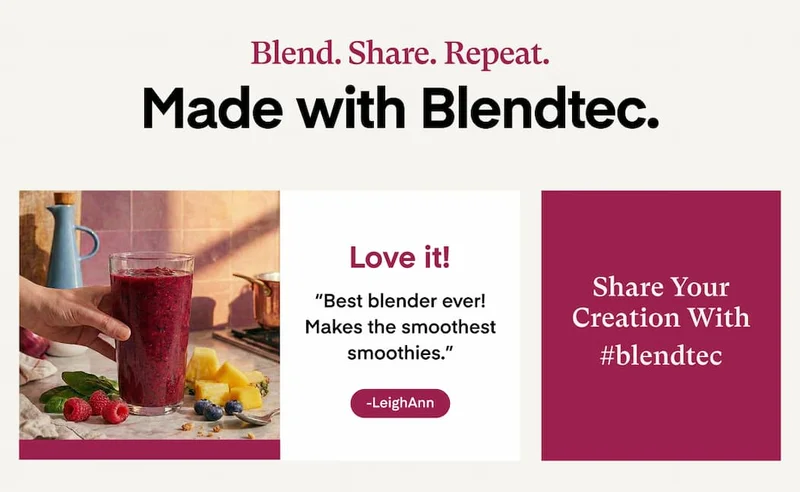 Share Your Creation with #blendtec