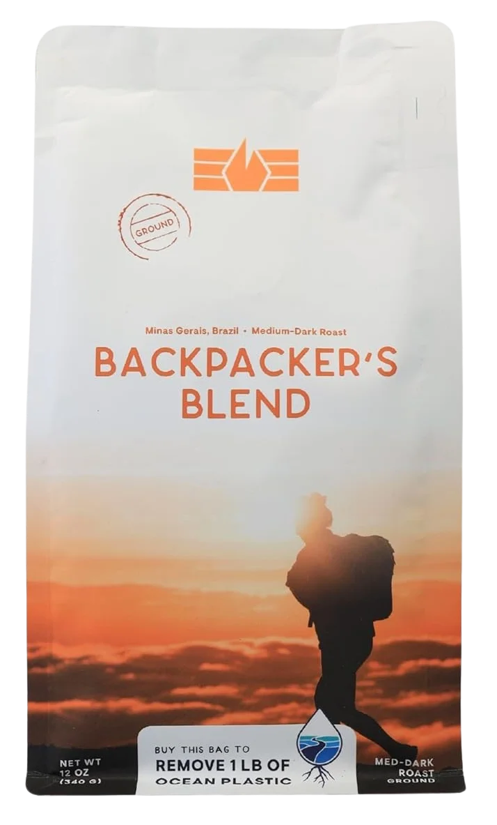 Image of Blue Sail 100% Arabica Ground Coffee - Backpacker's Blend (Medium-Dark Roast)