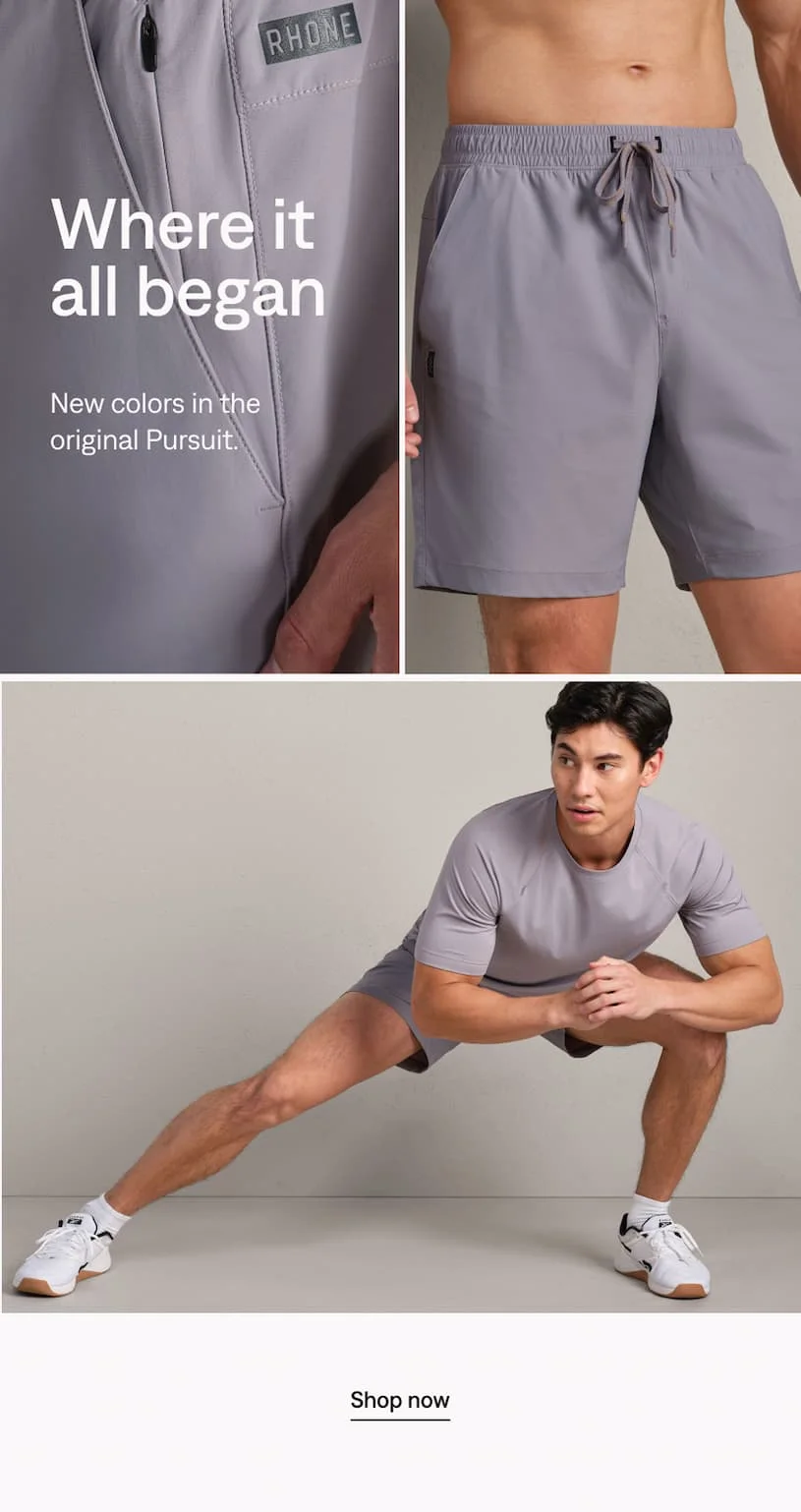 Shop new colors in the Pursuit Short