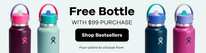 Free Bottle With $99 Purchase. Four colors to choose from. | Shop Bestsellers